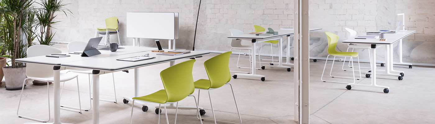 Talent, the multi-purpose table for workspaces and learning spaces alike