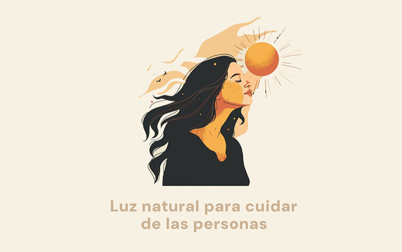 Luz natural para cuidar de las personas