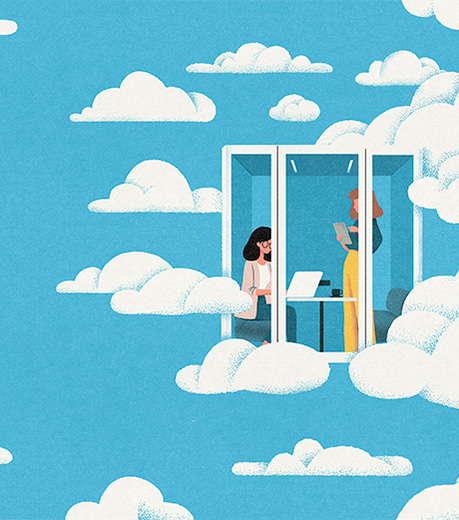 Neuroarchitecture makes our QYOS booth sky-high