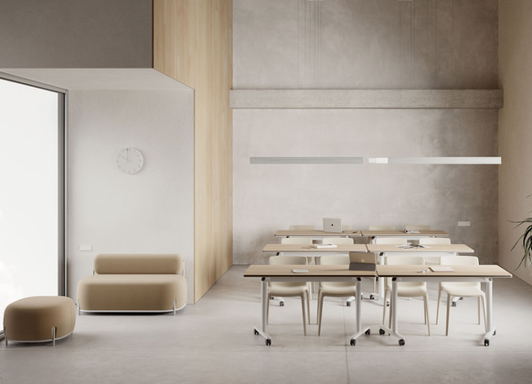 Espacio con la tendecia LIGHT & SUSTAINABILITY de Color Trends