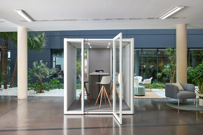 Cabinas acústicas Qyos