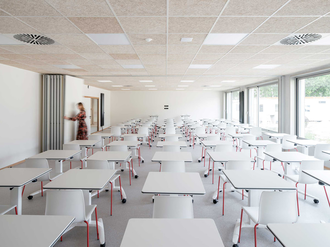 Classroom at the Institution Notre-Dame Saint-Jean