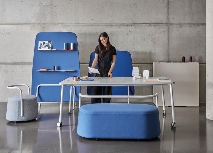 Working area with Cuff, Folia and Trayy Linne