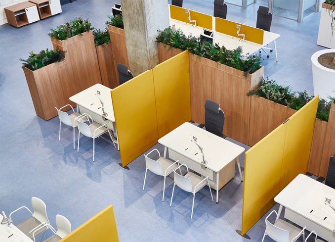 Ejemplo de oficinas en el sector público