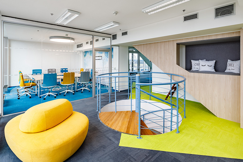 comment la couleur influence le bureau