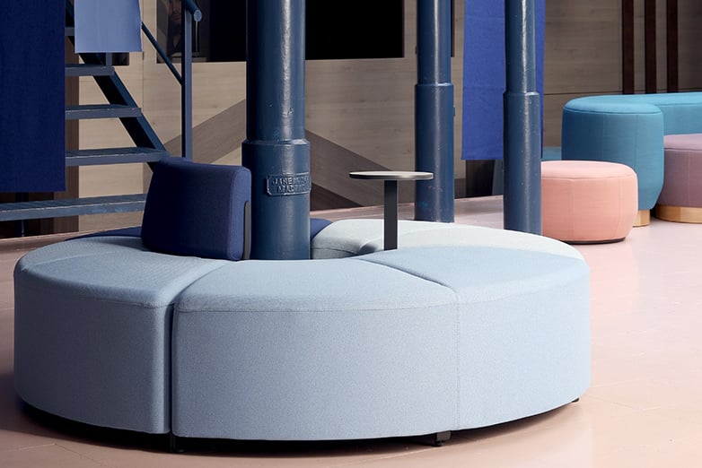 oficina showroom colores psicológicos