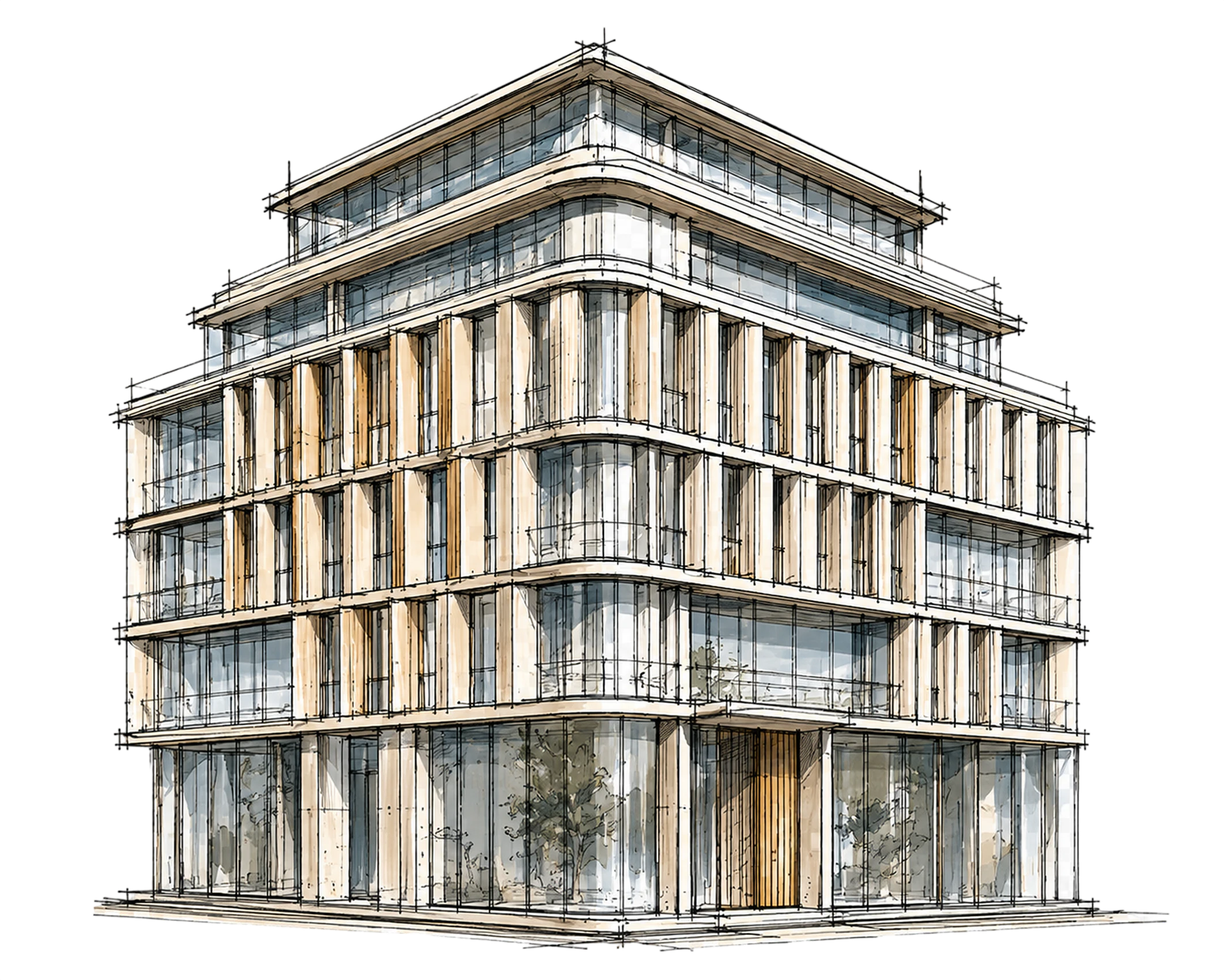 Segunda ilustración del edificio Lagasca 99