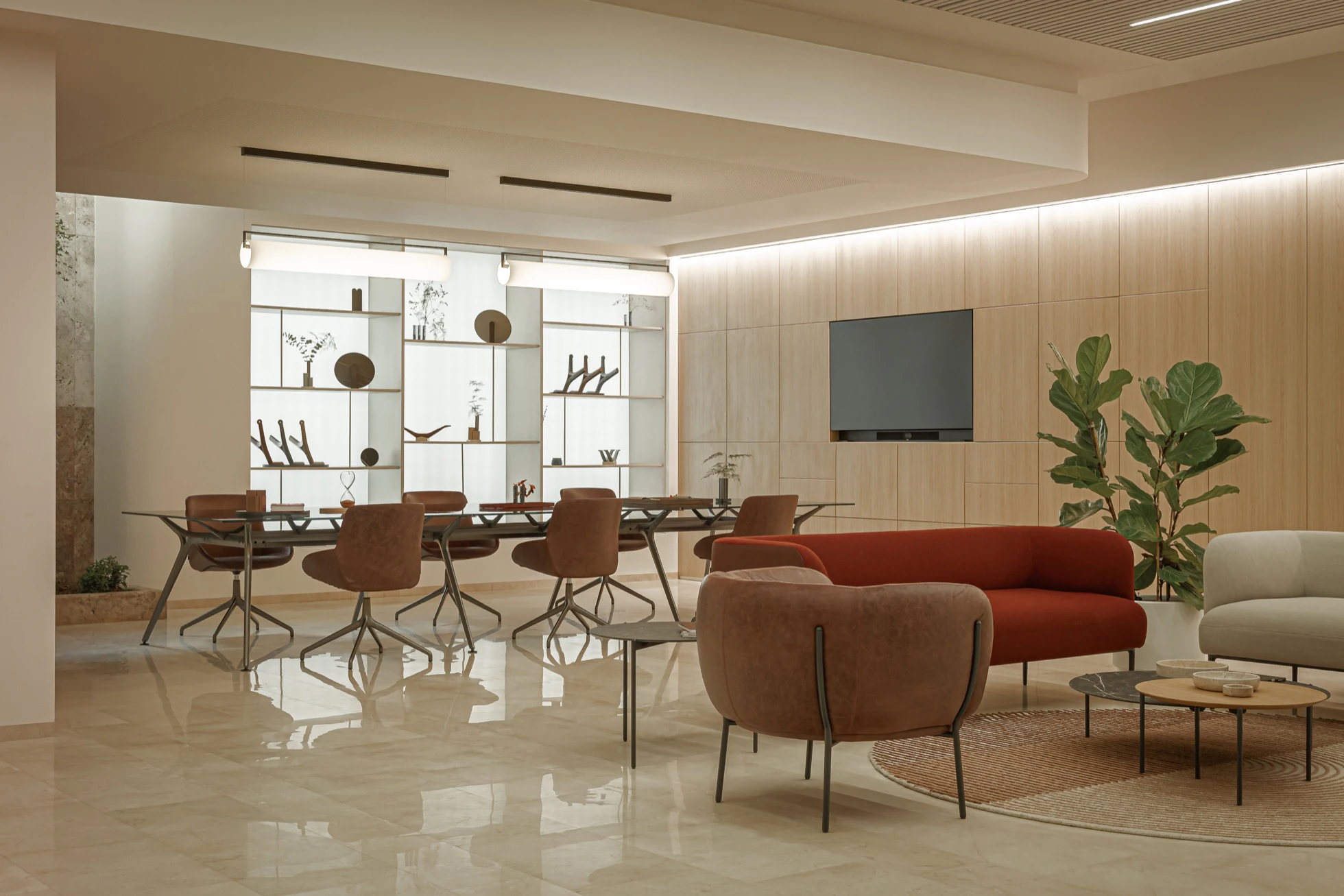 Interior del espacio Actiu RED 4